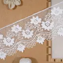 One Side Border Shuttle Net Lace