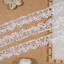 One Side Border Net Scallop Lace