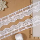 One Side Border Net Scallop Lace