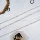 Metallic Yarn, Crystals, Edge Lace