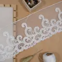 Embroidery Thread, Glass Beads, Sequence, Net Lace