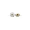 Velvet Flocked Shank Button
