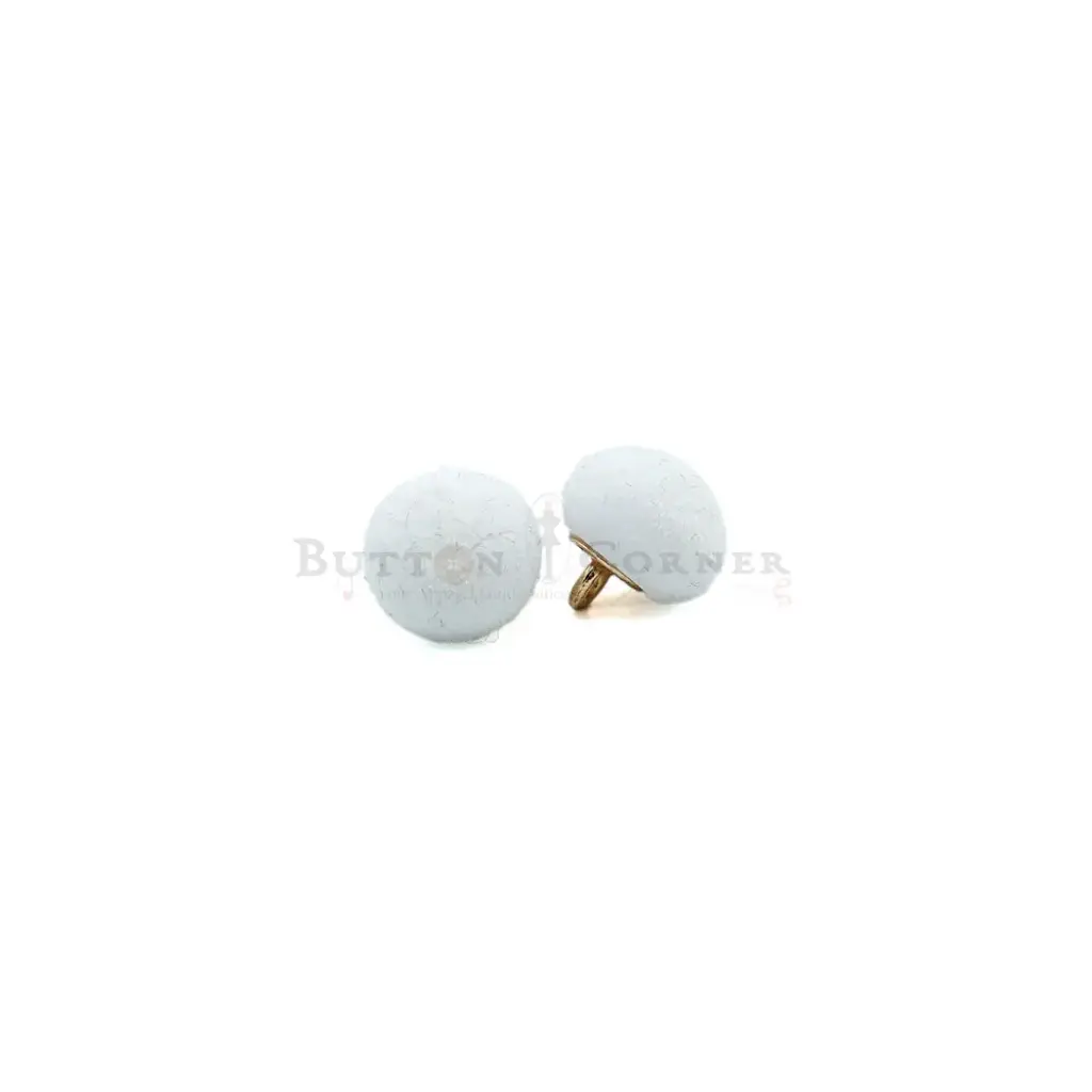 Velvet Flocked Round Shank Button