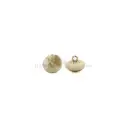 Umbrella Shape Velvet Flocked Pin Shank Button 