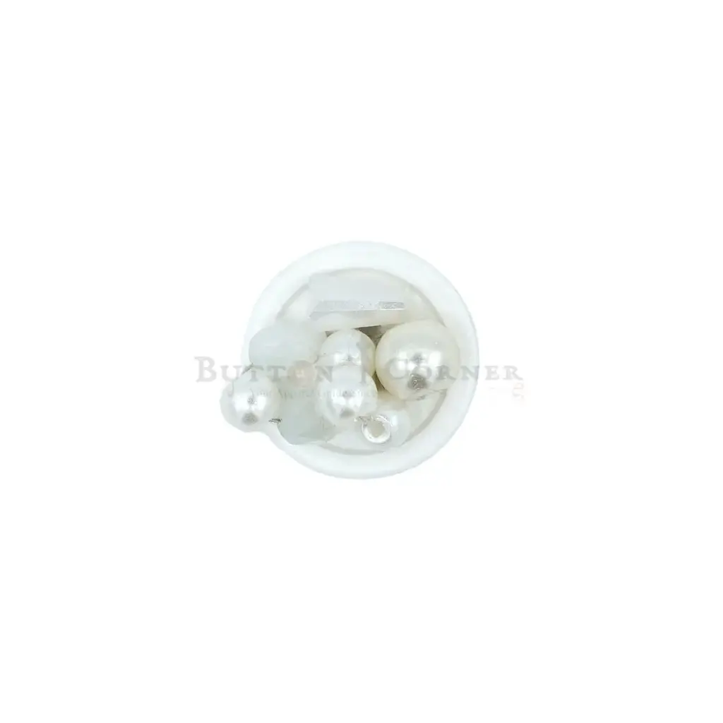 Beaded Cluster-Style Jewelled Decorative Button 