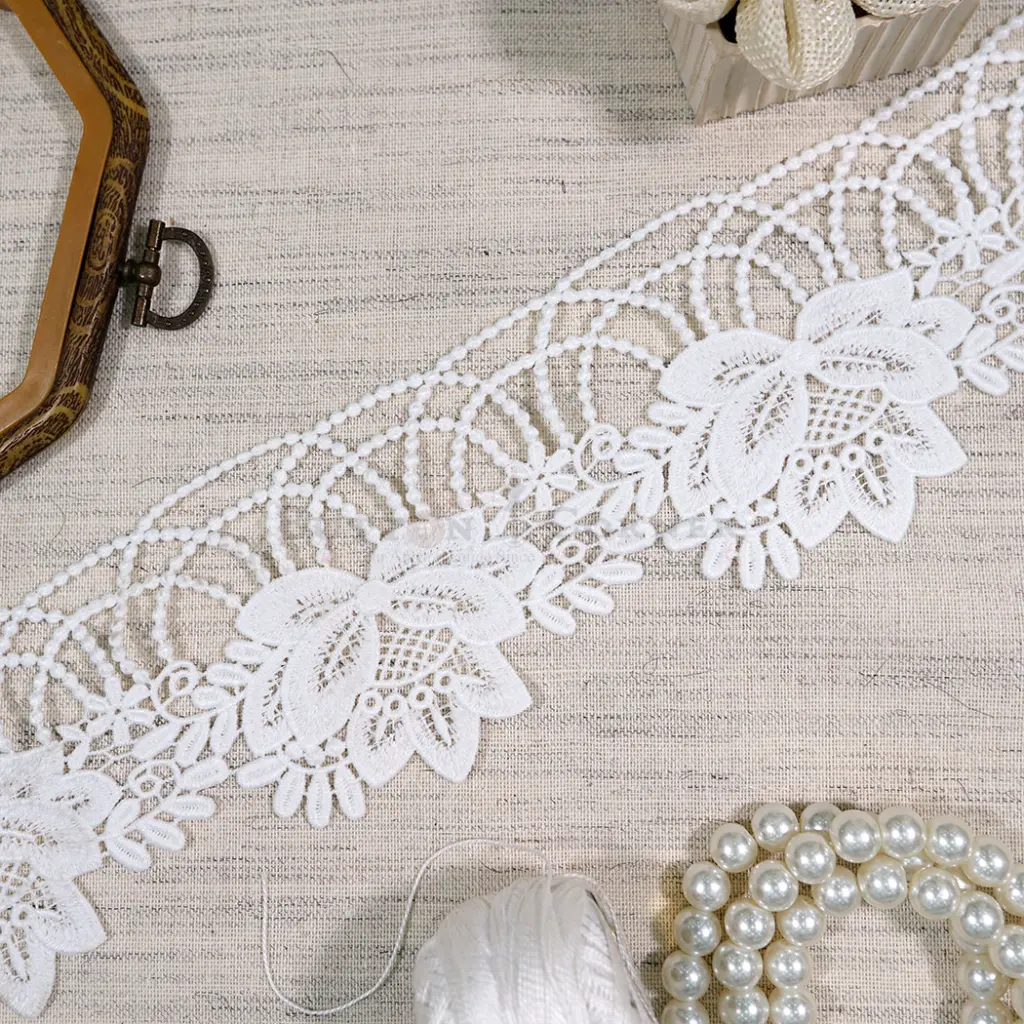 Floral Design Shuttle Lace