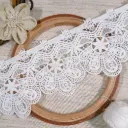 One Side Border Shuttle Lace