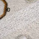 One Side Border Shuttle Lace