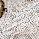 One Side Border Shuttle Lace