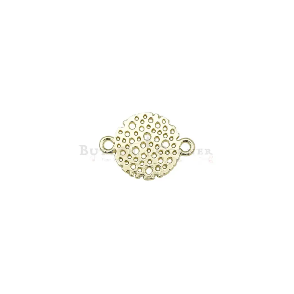 Honeycomb Pattern Circular Pendant