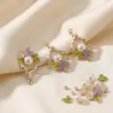 Wreath Branch Enchanted Bloom Pearl Pendant