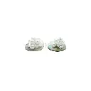 Beaded Cluster-Style Jewelled Shell Button