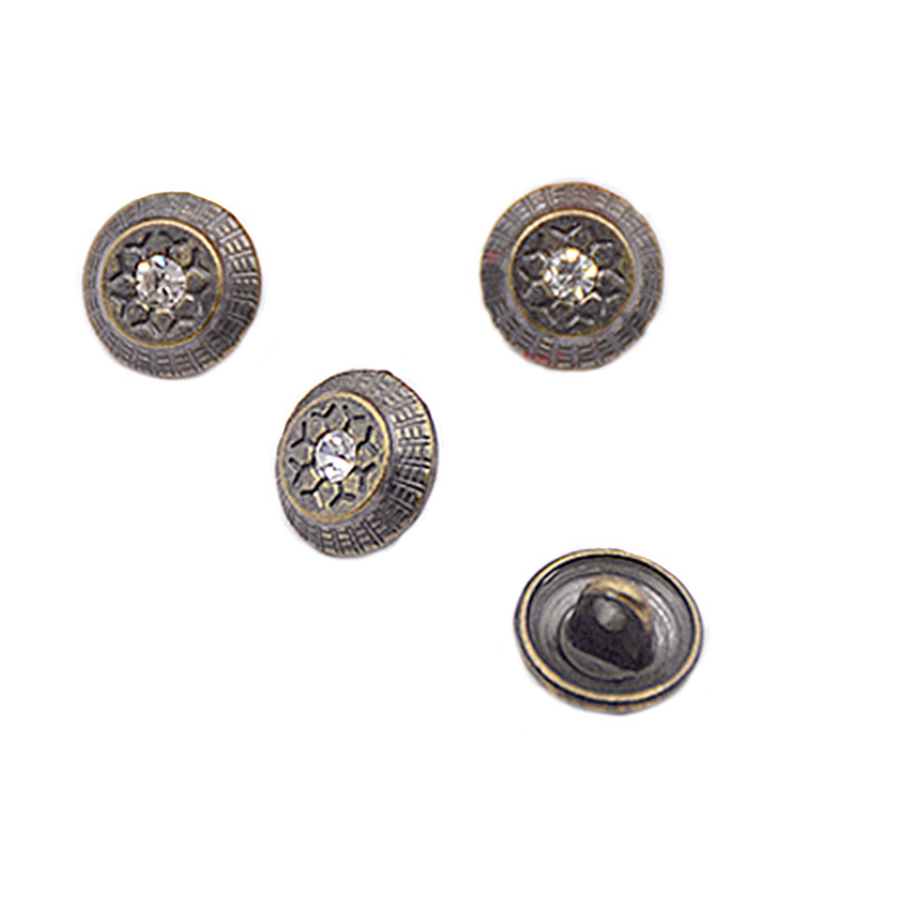 Center Stone Design Shirt Button