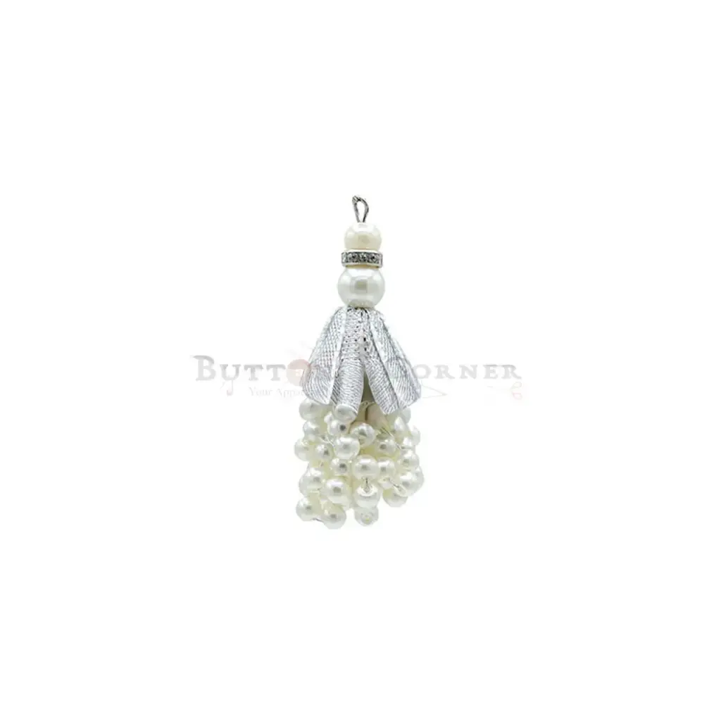 Fancy Gota Cap Pearl Tassel