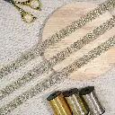 Pearl, Crystal Rhinestone, Metallic Yarn, Fancy Lace 