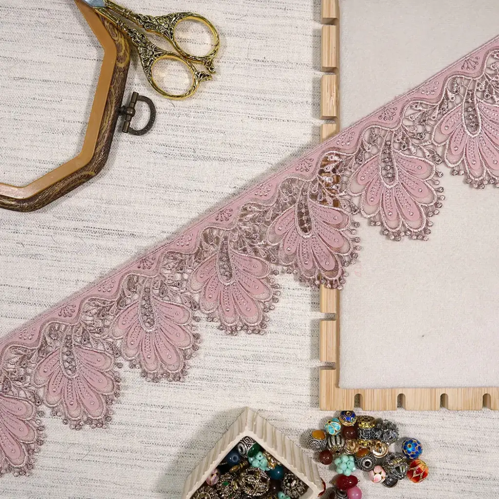 Blossom Design, Embroidery Thread, Metallic Yarn, Net Lace