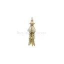 Tibetan Pearl Dangle Leaf Gota Cap Tassel