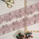 Blossom Design, Embroidery Thread, Metallic Yarn, Net Lace