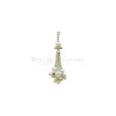 Crown Capped, Glass Beads, Pearl, Tassel