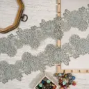 Blossom Design, Embroidery Thread, Metallic Yarn, Net Lace