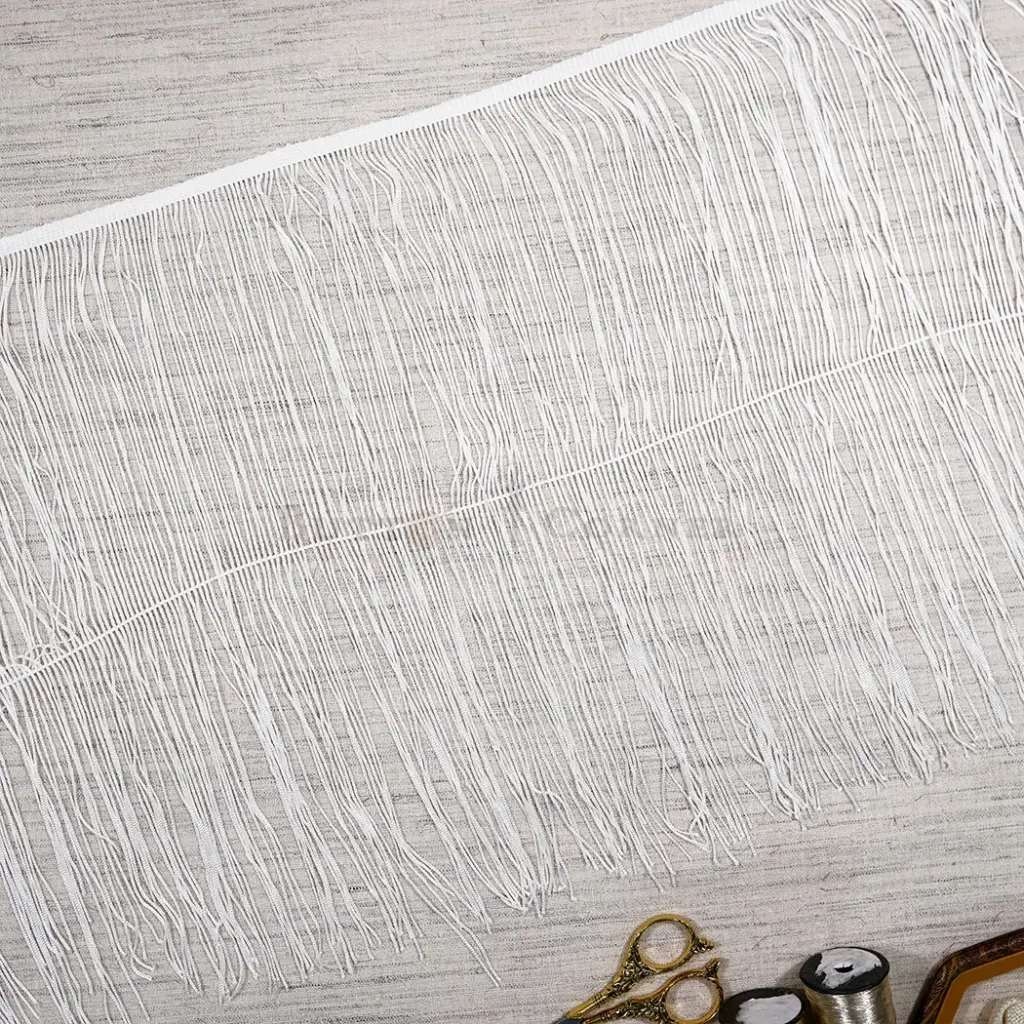 14.5" Inch Extra Long Polyester Fabric Fringe Lace