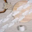 Leaf Design Shuttle Lace