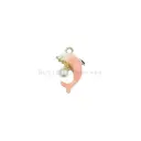 Enamel Coated Dolphin Pearl Hanging