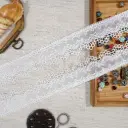 Embroidery Thread, Sequence, Organza, Scallop Lace