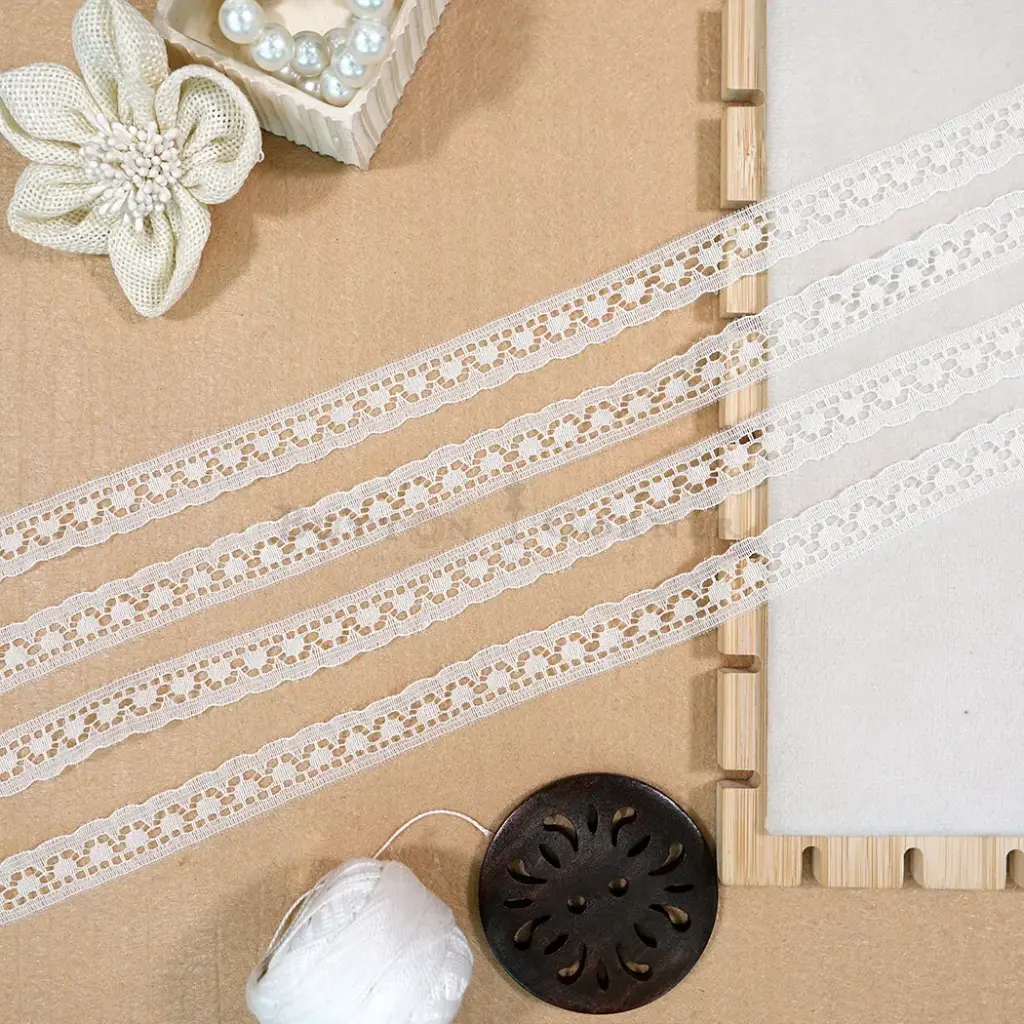 One Side Border Laycra Net Lace
