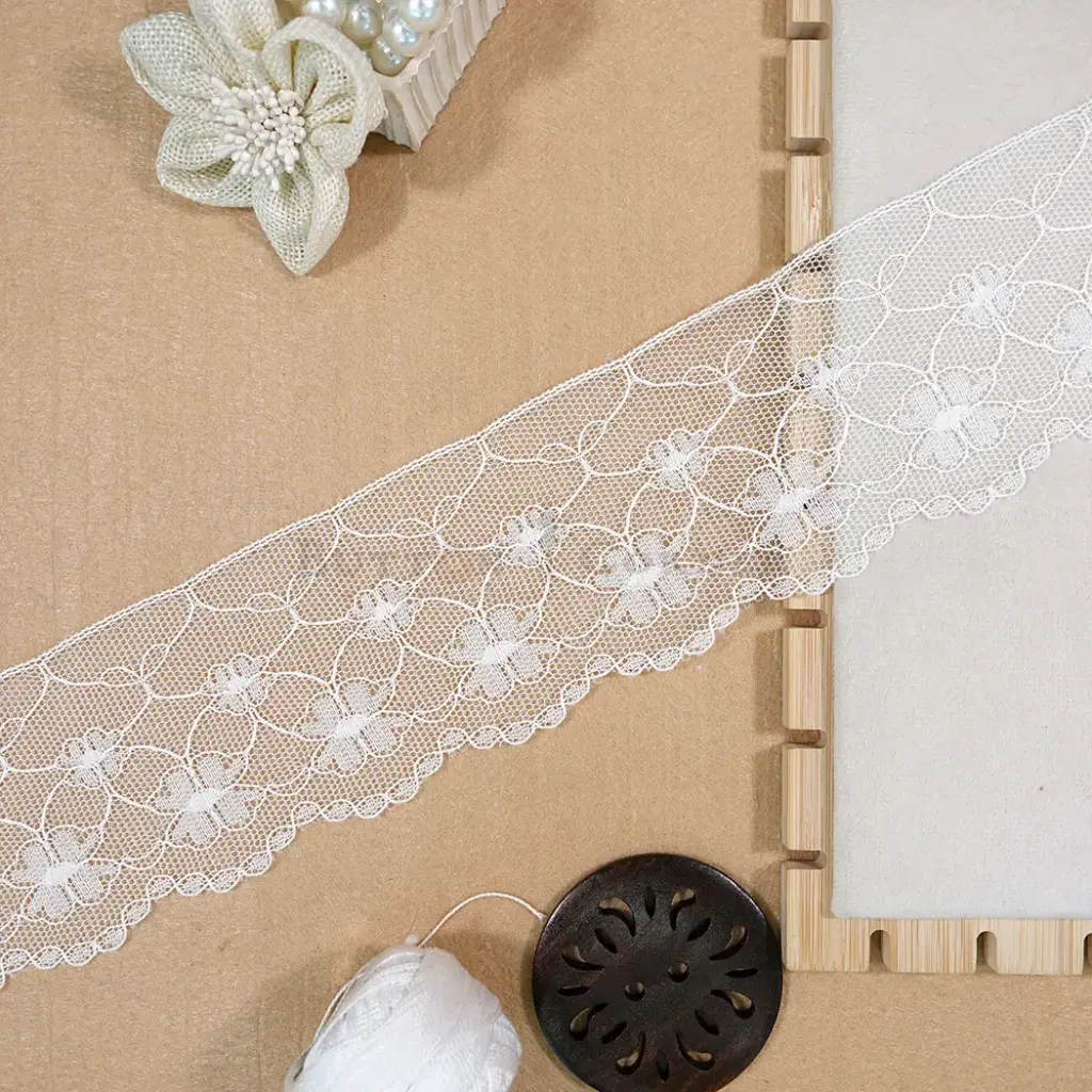 One Side Border Net Lace