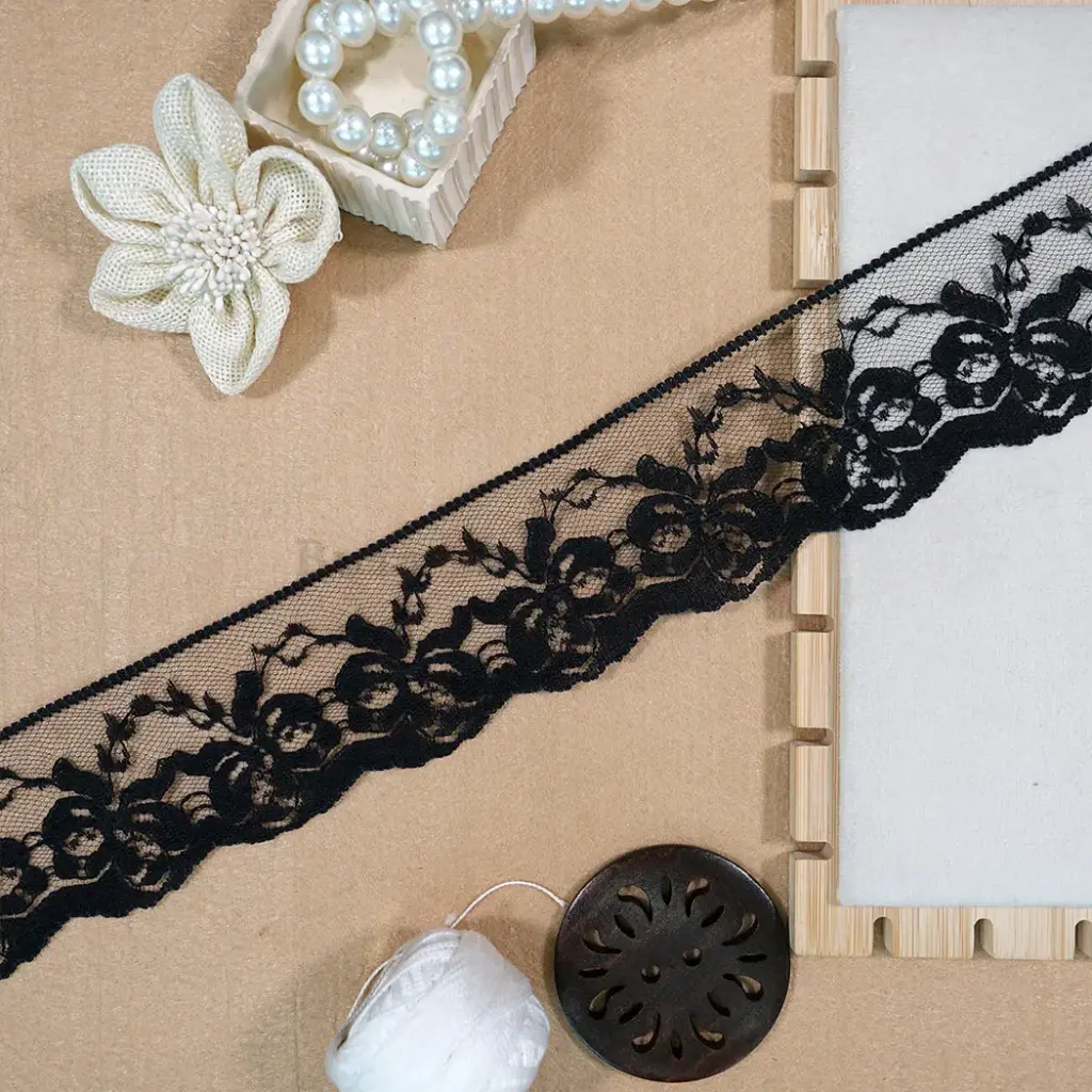 One Side Border Net Lace
