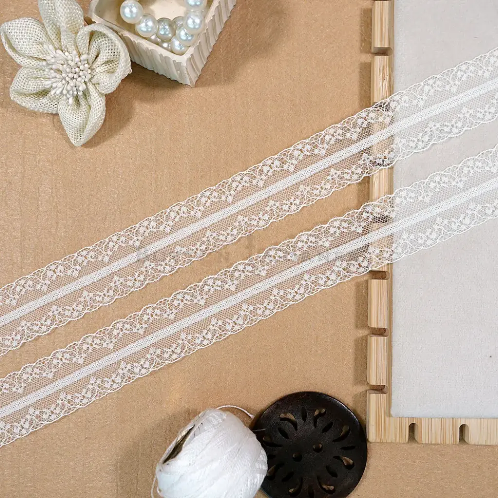 Double-Side Border Net Lace