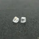 Irregular Geometric Faceted Design Crystal Button