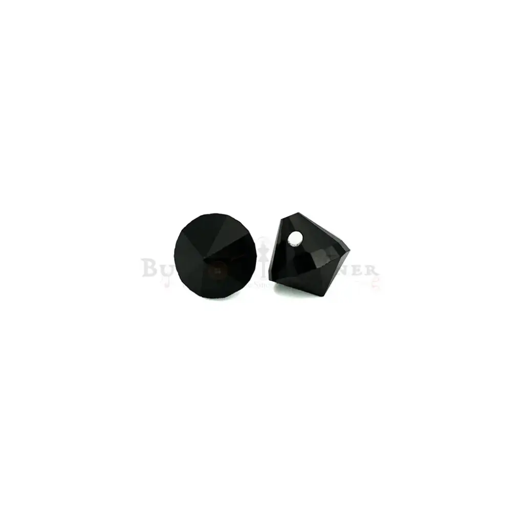 Pyramid Shape 2 Hole Crystal Button