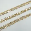 Stick-On Fancy Kundan Lace