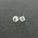 Rondelle Shaped Crystal Button 