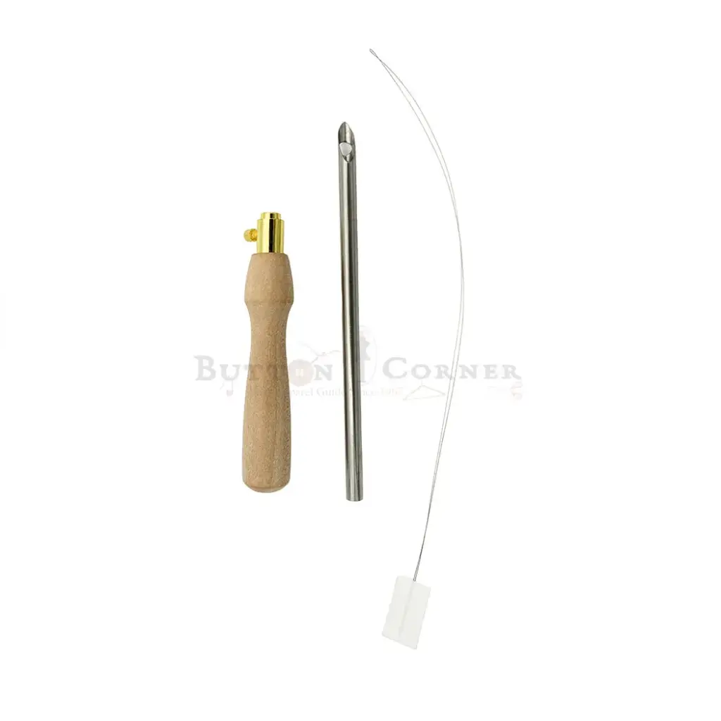 Adjustable Punch Needle In Wooden Grip