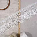 One Side Border Shuttle Lace
