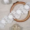 Floral Design Shuttle Lace