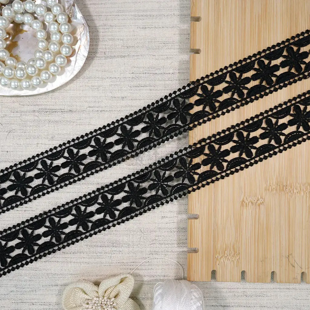 Double Side Border Shuttle Lace