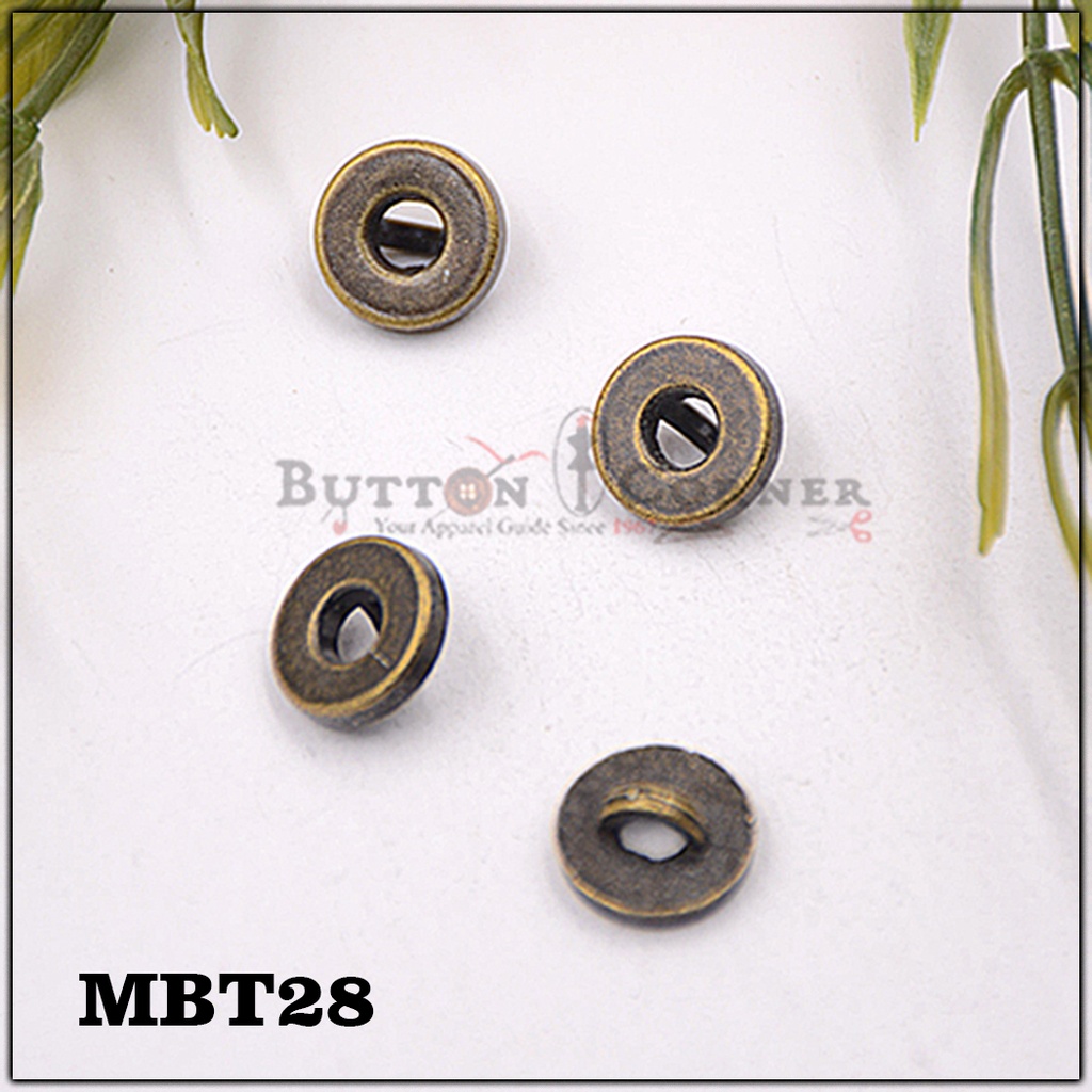 Center Hole Metal Shank Button
