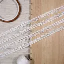 One Side Border Shuttle Lace