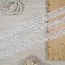One Side Border Organza Sequence Lace