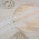 One Side Border Organza Sequence Lace