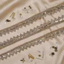Kora & Dabka, Sequence, Triangle Scallop Edges Lace