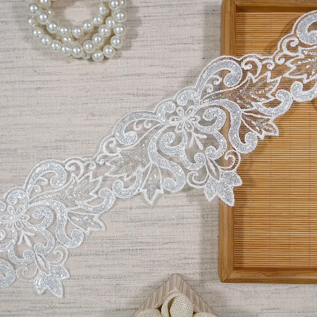 Floral Design Sequence Net Lace