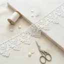 One Side Border Shuttle Lace