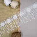 Floral Design Shuttle Hanging Lace