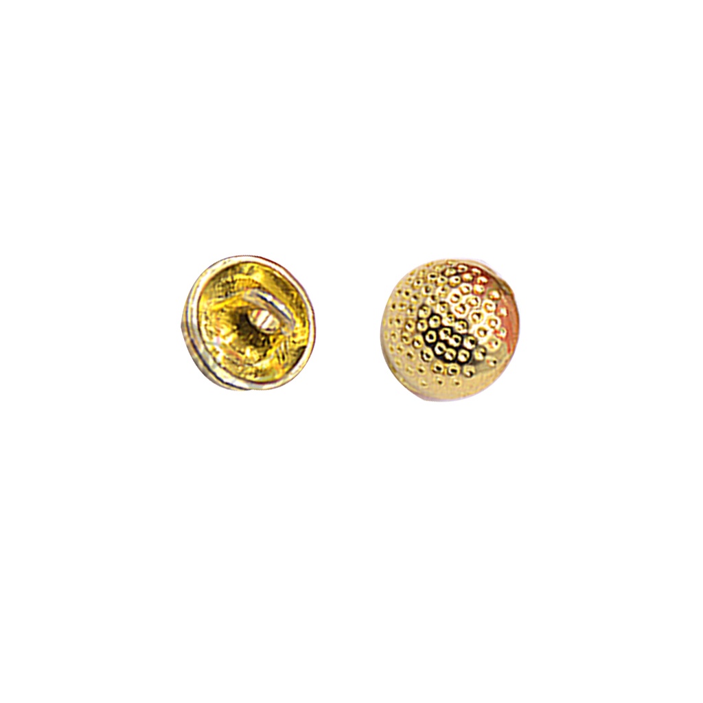 Dotted Metal Shank Button