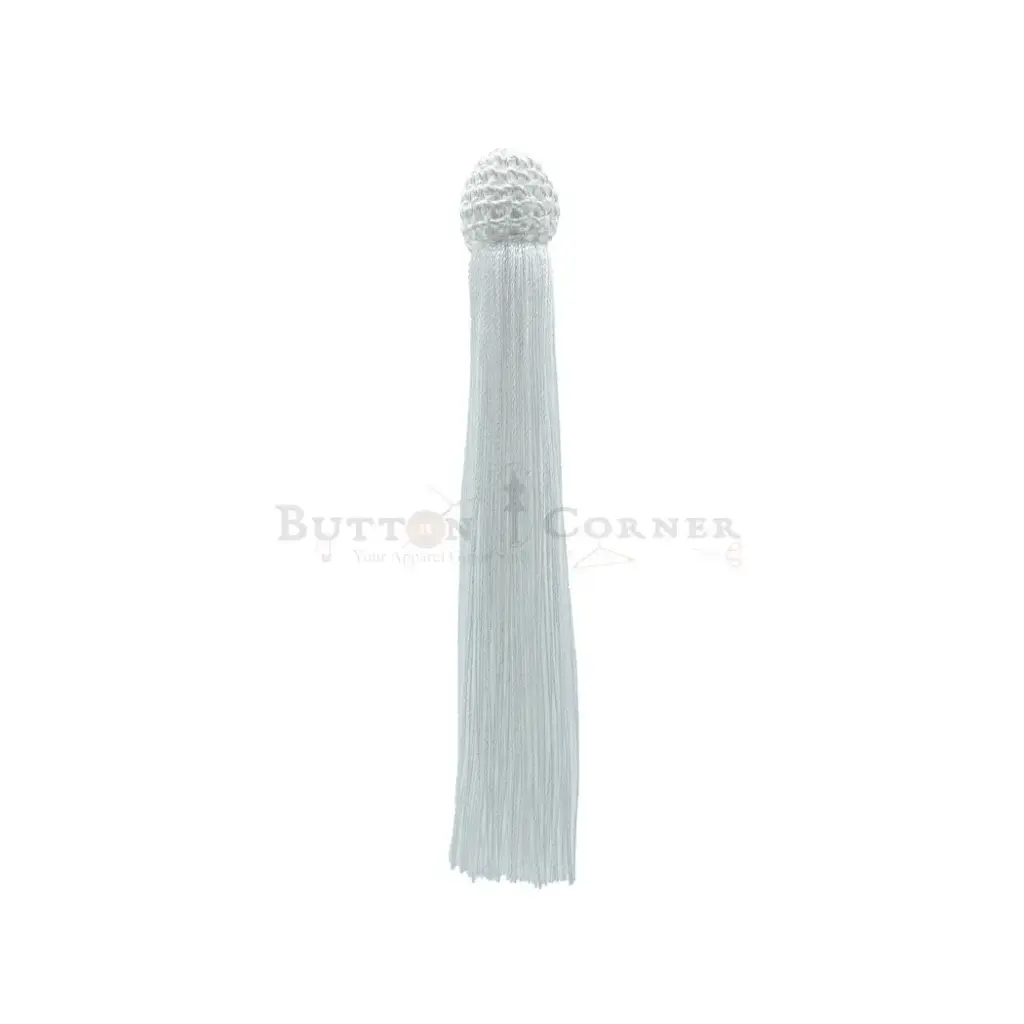 Flowy Finish Crochet Head Silky Tassel